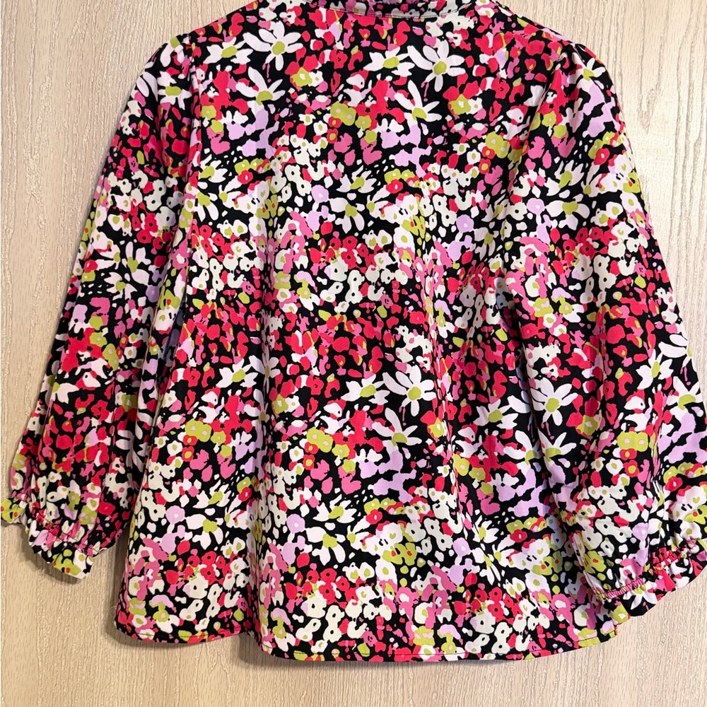 Michelle McDowell Secret Garden Pink Ashton Top Floral Women's Small Top - Picture 8 of 10